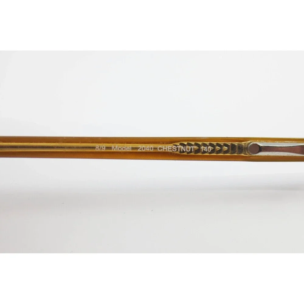 Genesis Altair 2040 Chestnut Brown Rectangular Eyeglass Frames 52-18-140